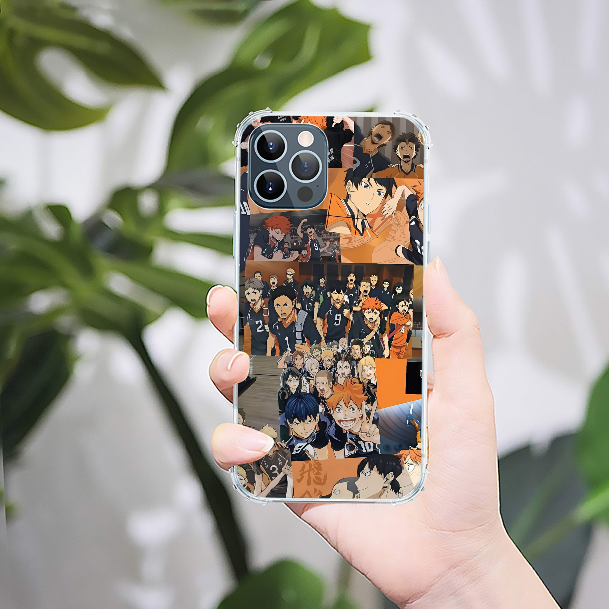 （画像用） ハイキュー!! Haikyu!! 【iPhone 12シリーズ対応】透明スマホケース（クリアソフトケース）